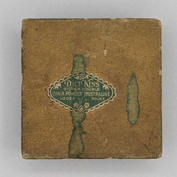 Antique Djer Kiss Kissing Fairies Compact - Picture 12 of 12